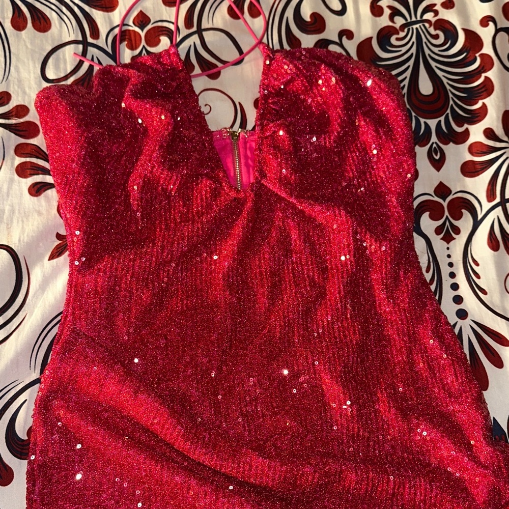 Fashion Nova Sparkling Sequin Dress